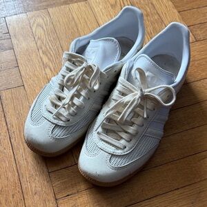 adidas Women's Cream and Gum Sole Sneakers